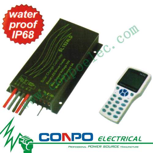 SL1524ld-15A 15A-12V/24V Auto. PWM, LED, Streetlight Solar Controller