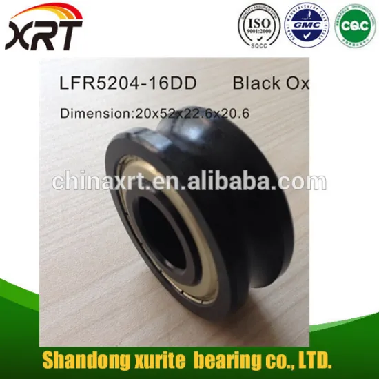 Black track Roller Bearing with U type LFR5204-16KDD R5204-16ZZ bearing