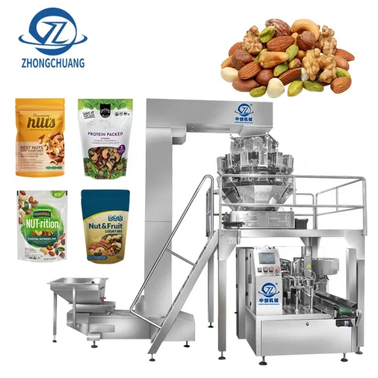 Automatic Nut Granule Food Packaging Machine: Doypack Weighing and Packing System