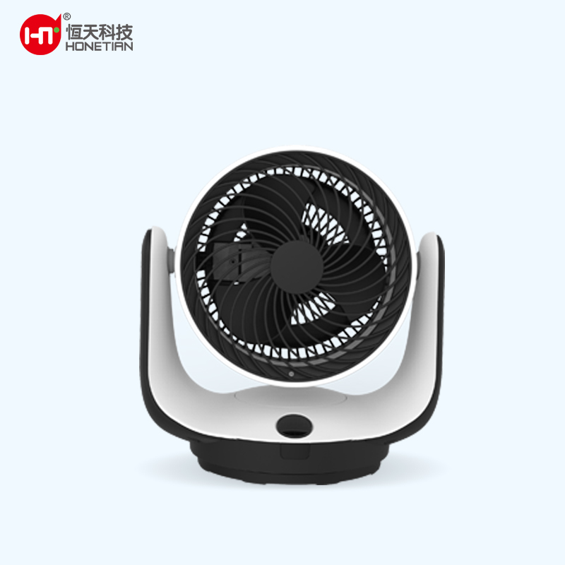 HONETIAN LED display 8 speeds 4 modes 9 timer remote control 8 inches DC circulator table custom colors indoor plastics fan