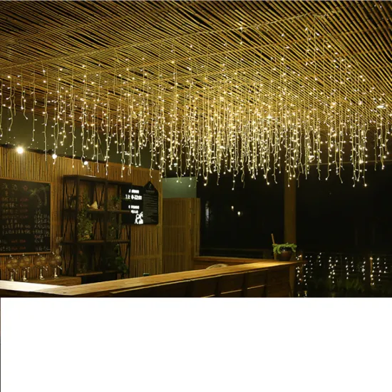 IP65 LED Christmas Window Curtain String Lights - Icicle Design, 24V Power, Outdoor Rubber Encased