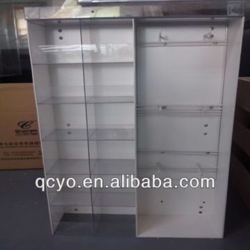 6 tiers floor stand big square acrylic toy display case