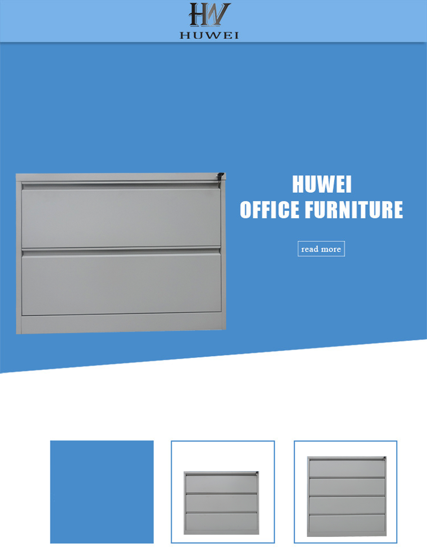 lateral drawers steel cabinet 