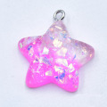 Resin star charm pendant design jewelry earrings making