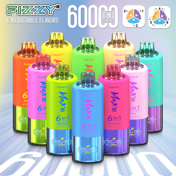 3-independent-flavor FIZZY MAX III 60000puffs vape