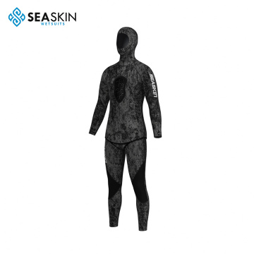 Seaskin 2.5mm spearfishing menyelam yamamoto camo wetsuit