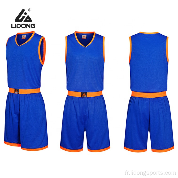 Cutom Basketball Jersey Uniforme de basket-ball pour les jeunes bon marché