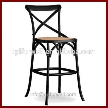 Stackale heavy duty cheap bar stools with backs for coffee hotel