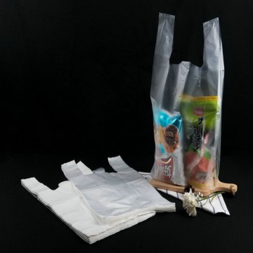High Strength and Multi Size Durable Degradable Plastic Flat Pocket Vest Bag