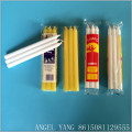 Unscented fluted candles Cheap Price wax material