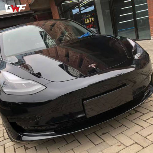 Envoltura de coche negro de piano de cristal brillante