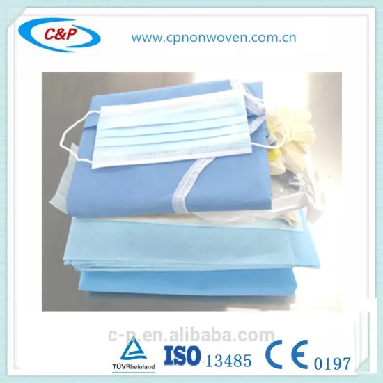 Delivery Gynecology drape Pack Disposable Sterile Maternity Kits for Obstetric Surgery