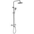 Set Pounded Round Thermostatic Shower Faucet Set