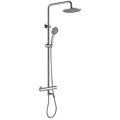 Wall Mounted Round Thermostatic Shower Faucet Set