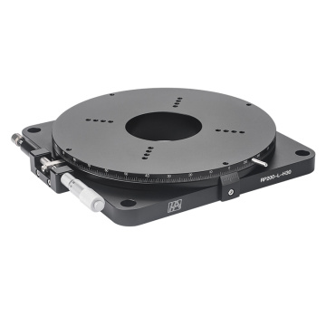 Banc de testare optic manual cu etapă rotativă de precizie de 200 mm