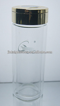 glass cup with lid