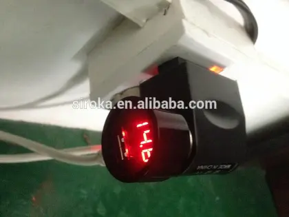 Hottest 12V Black car Electric meter LED digital voltage auto battery meter