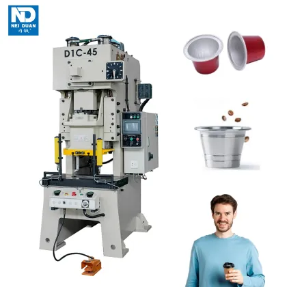 Aluminum Foil Disposable Coffee Capsule Cup Making Machine - Nespresso Capsules Manufacturing Equipment