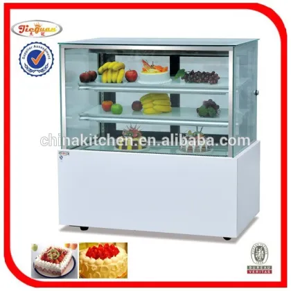 stainless steel cake showcase for bread store CL-1800
