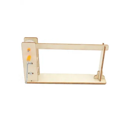 DIY Wooden Manual Gate Science Experiment STEM Education Toy