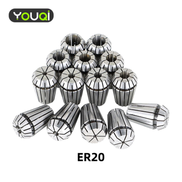 Comprehensive YouQi ER20 Spring Collet Set for CNC Engraving and Milling Applications