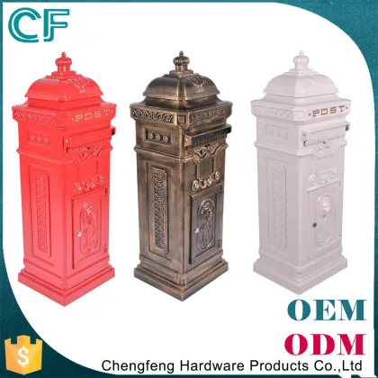 Top Quality Standing 100% Original Material Handmade Mailboxes
