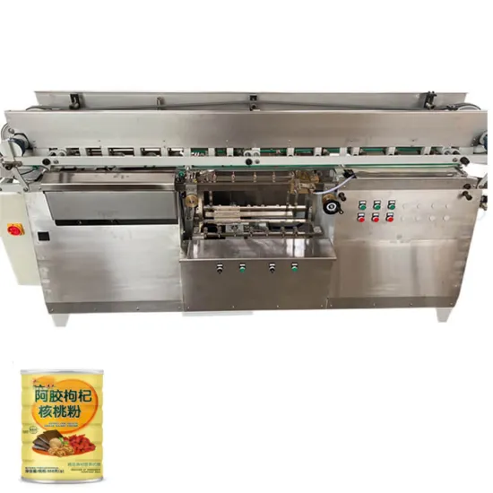 Canned Vegetable Labeling Machine: Sweet Corn Cold Glue & Canned Bean Wet Glue Labeler
