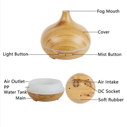 Popular 300ml Fragrance Aromatherapy Humidifier Aroma Diffuser for Essential Oils
