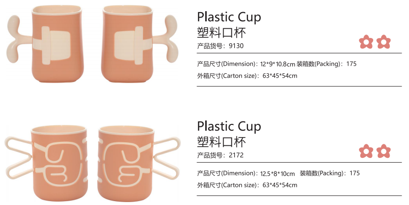 Ecofriendly Versatile Plastic Bathroom Tumbler Mouthwash Cup