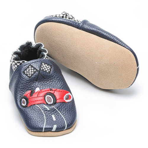 Baby Car couro macio Shoes