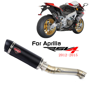 RSV4 Motorcycle Stainless Steel Muffler Exhaust Pipe 2012-2015