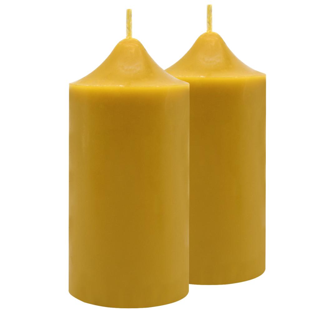 Wholesale Medium Pillar Beeswax Candle