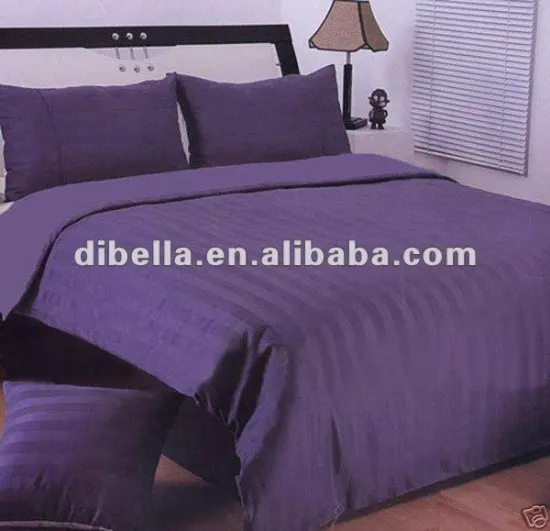100% cotton purple stripe fabric