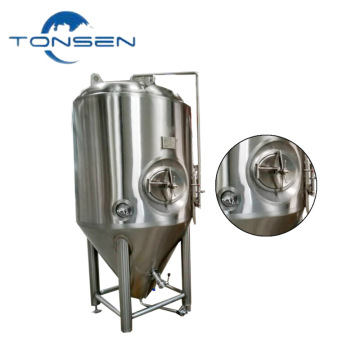 Double Walled Stainless Steel Conical Fermentation Tanks