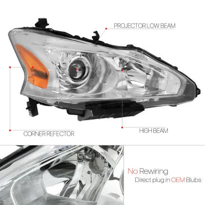 Auto Lighting System for Nissan Altima 2013-2015 Headlights
