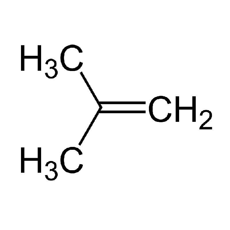 Isobutylène quatre alcène carbonbranchés