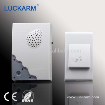 32 melody decorative battery operated wireless doorbell with remote control