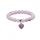 Moda de piedra de cristal natural Personalidad simple Pulsera de corazón Pulsera Gémica Tigre Tiger Rose Rose Bead Stretch Pulsera