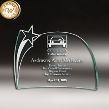 New unique crystal basketball sports awards