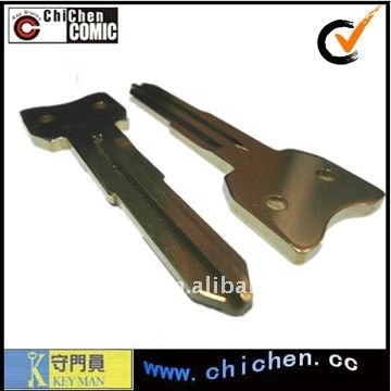 Nickel silver key blank car