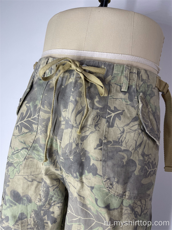 Камуфляционные брюки с рисунком камума