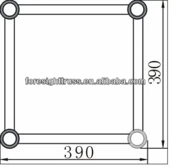 heavy aluminum truss for india market