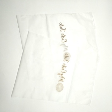 vertical biodegradable clothes zip lock frosted bags