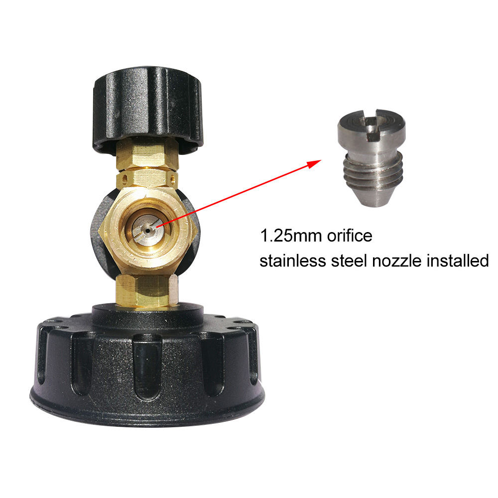 Lavette à canon à haute qualité de haute qualité Lance moussante avec un récipient de 0,8 L