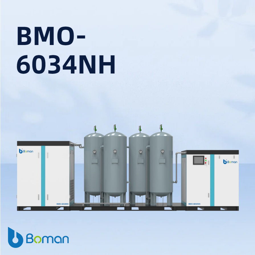 Fuente eficiente de nitrógeno BMO-6034NH para láseres industriales