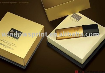 Golden Paper Cosmetic Gift Box