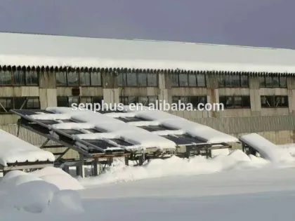 blue solar panel snow melt mat