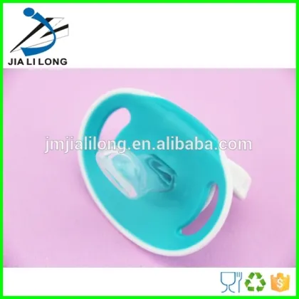 Durable safe food grade silicone soft clips pacifier
