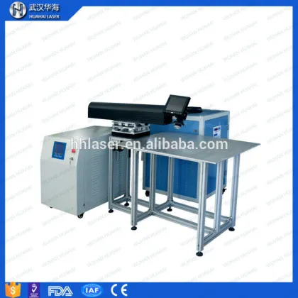 Huahai laser high frequency 200W 300W 400W manual spot channel letter laser welding machine kemppi