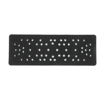 62-Hole 70x198mm 10mm Thick Hook and Loop Dust-free Rectangular Sponge Pad for Sander